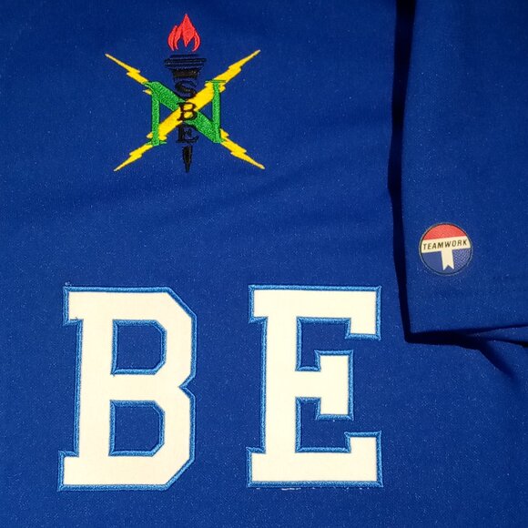 NSBE Jersey  XL (46-48)  National Society of Black Engineers   Blue  Button-down - Picture 5 of 15